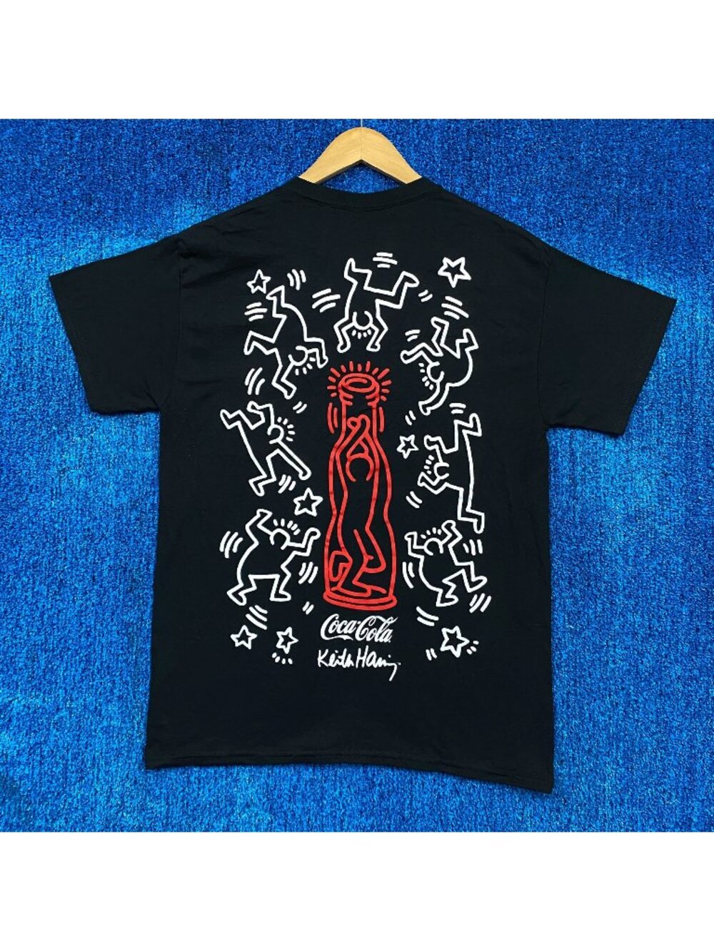 Keith Haring x Coca-Cola Graphic T-Shirt Size Medium